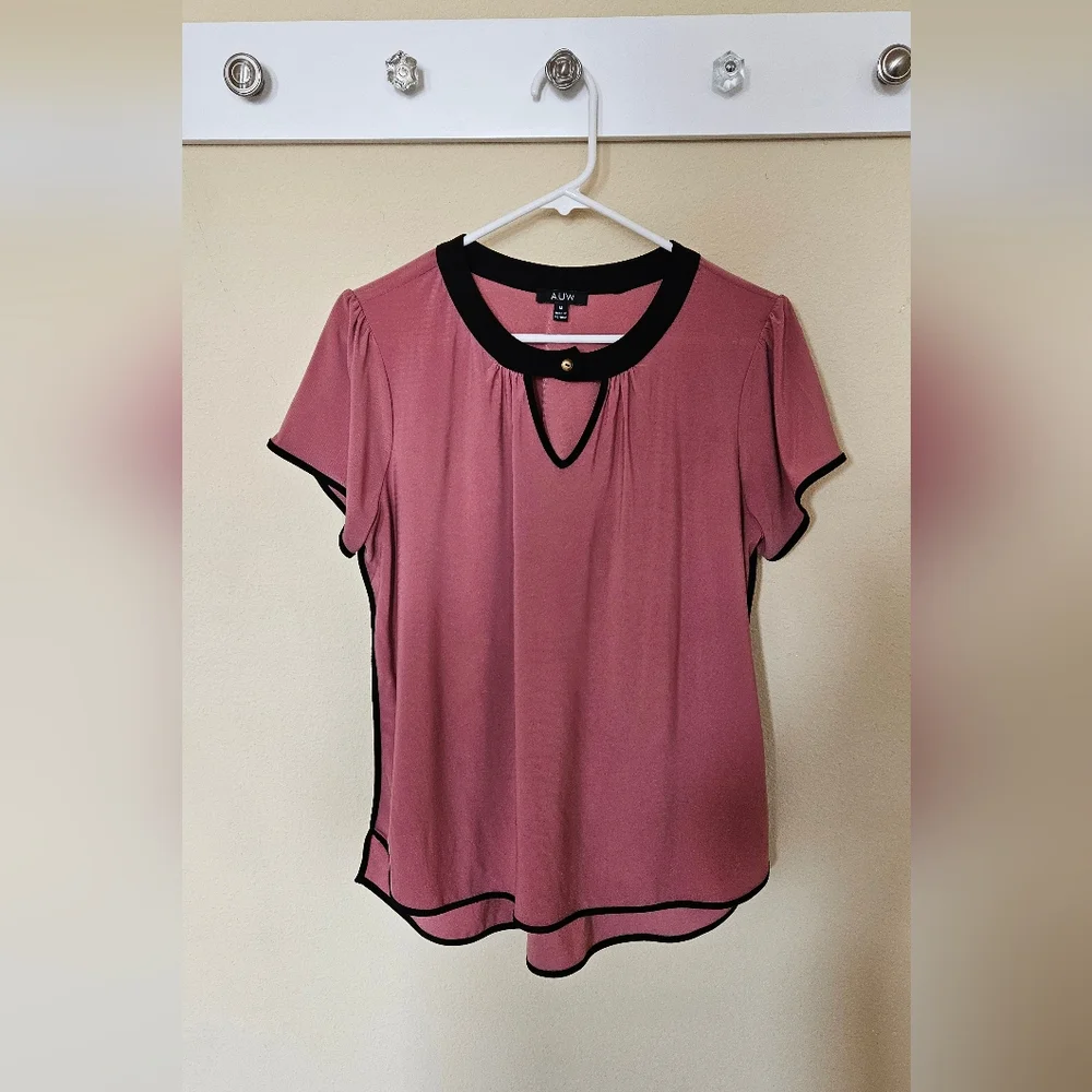 Pink Women's Blouse Size M